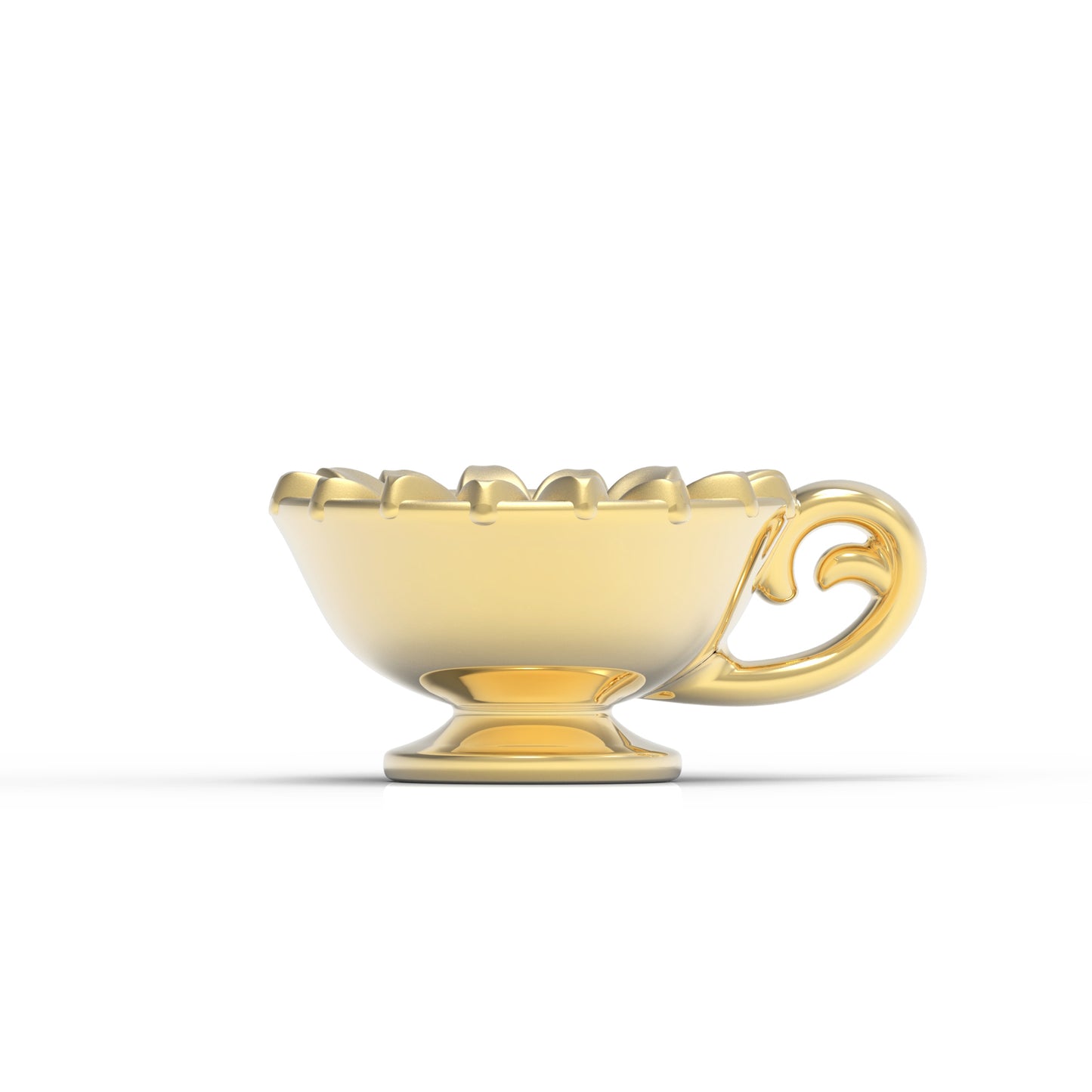 Levi's tea cup pendant:GOLD