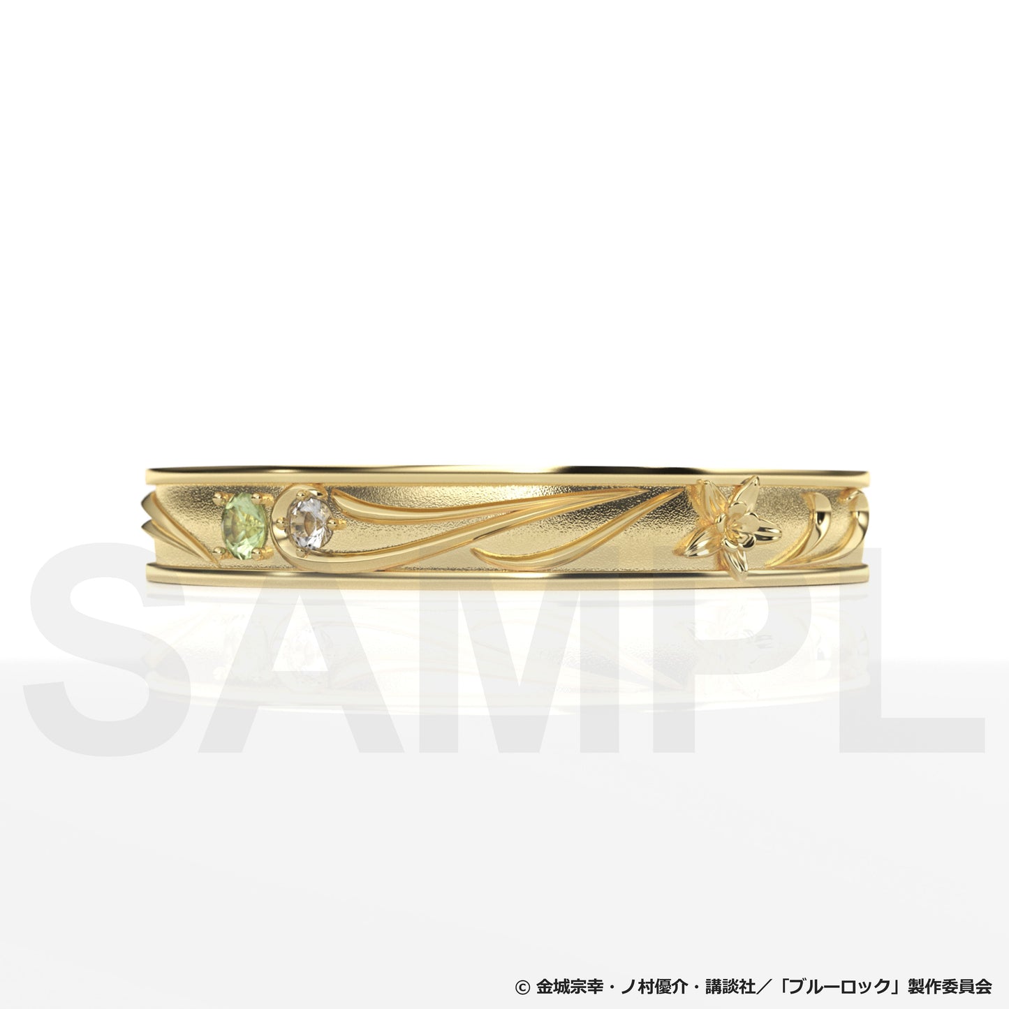 【ブルーロック】バースデーフラワージュエリー：ゴールド