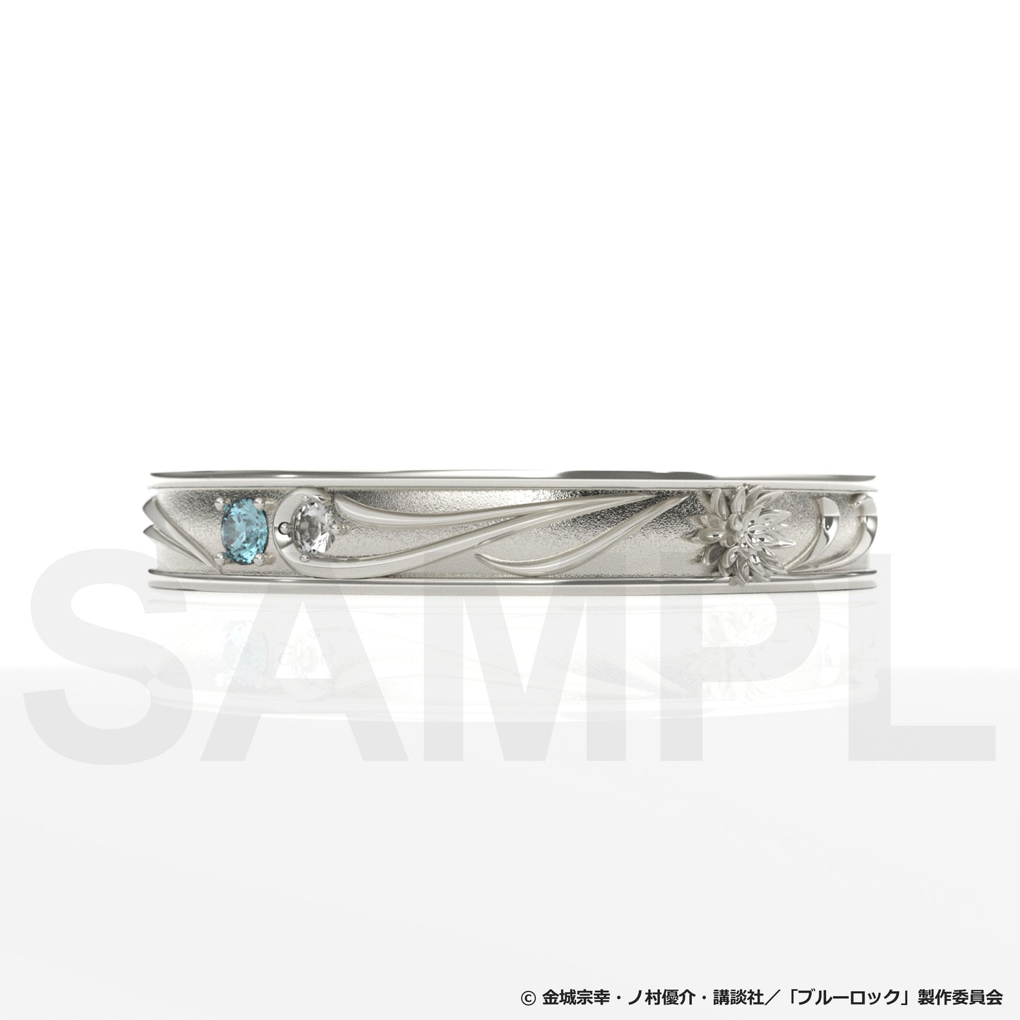 【ブルーロック】バースデーフラワージュエリー：シルバー