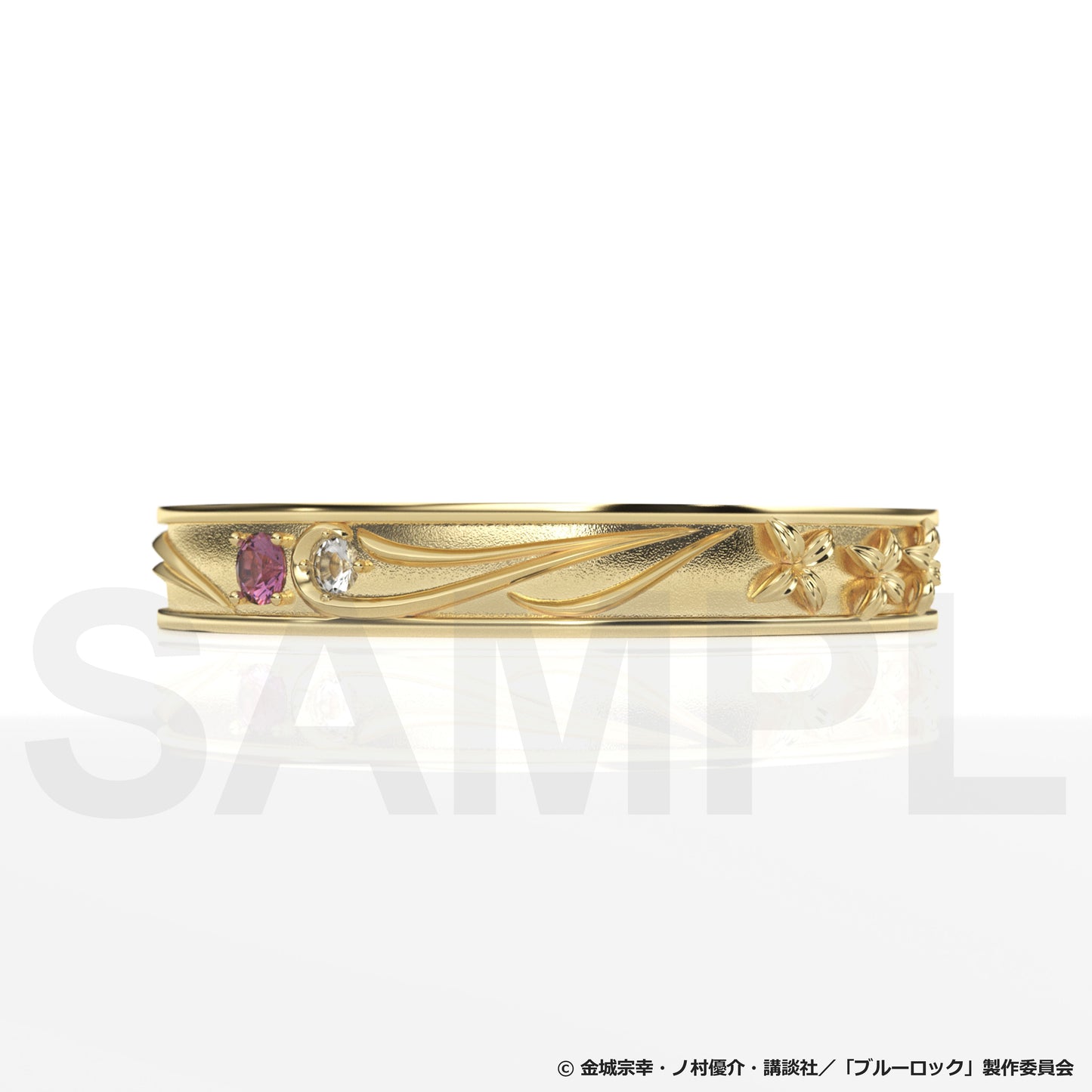 【ブルーロック】バースデーフラワージュエリー：ゴールド