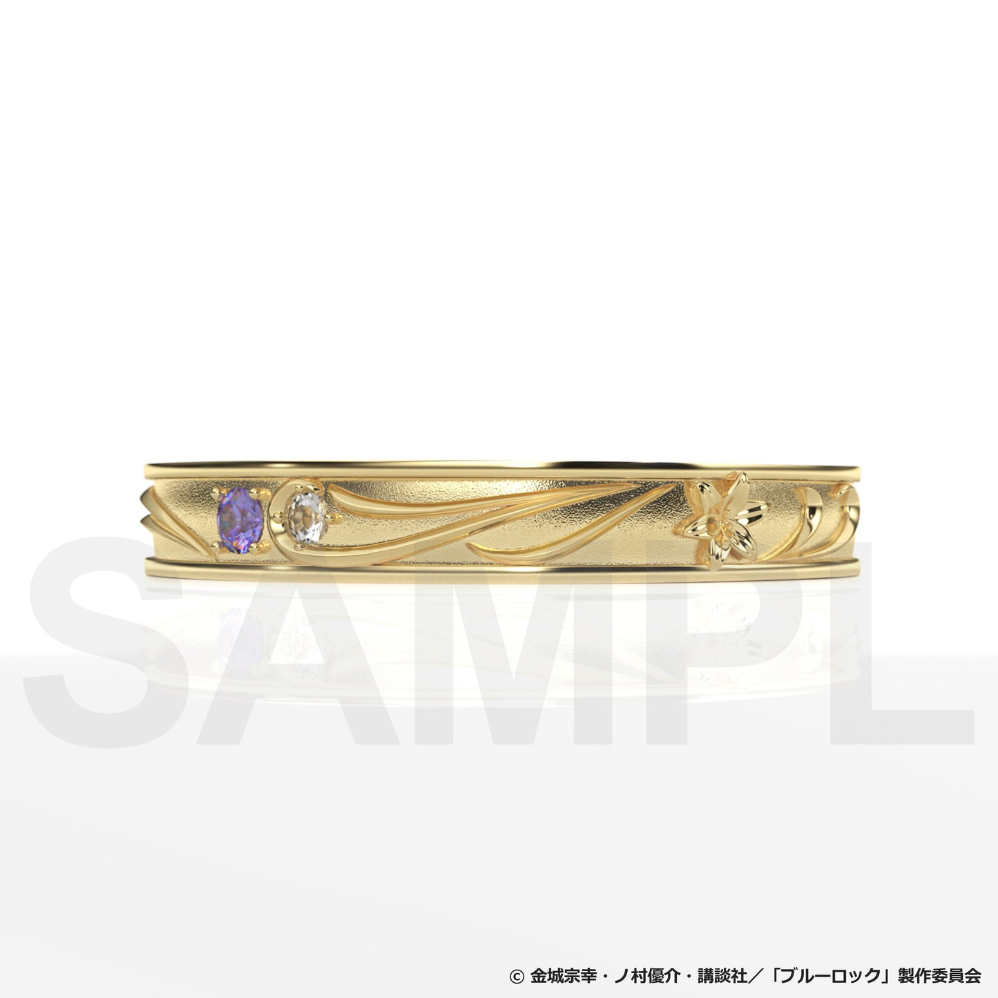 【ブルーロック】バースデーフラワージュエリー：ゴールド