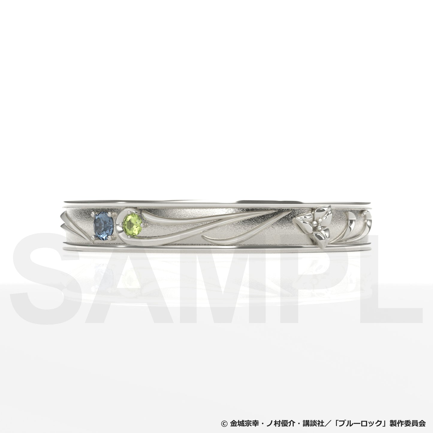 【ブルーロック】バースデーフラワージュエリー：シルバー