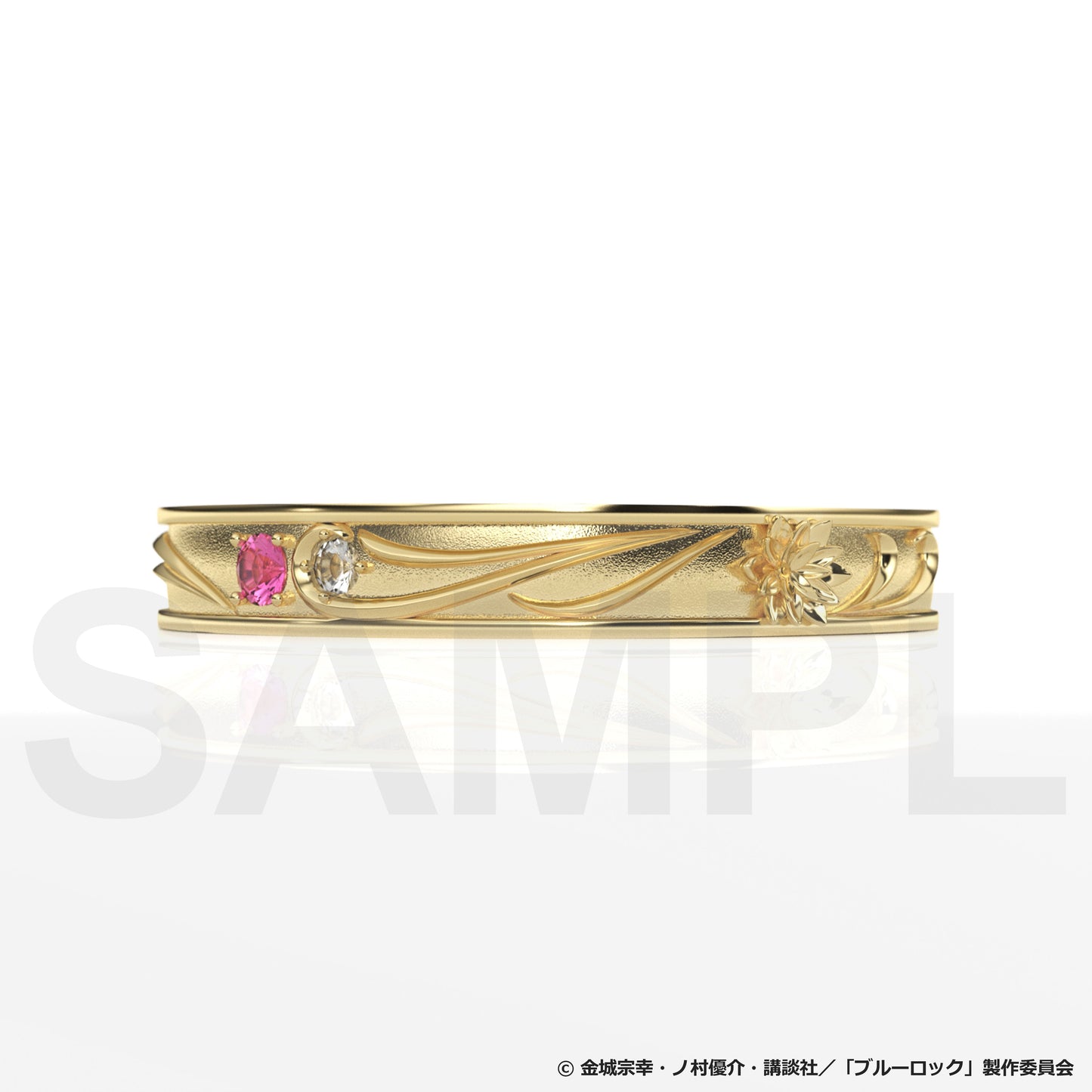 【ブルーロック】バースデーフラワージュエリー：ゴールド