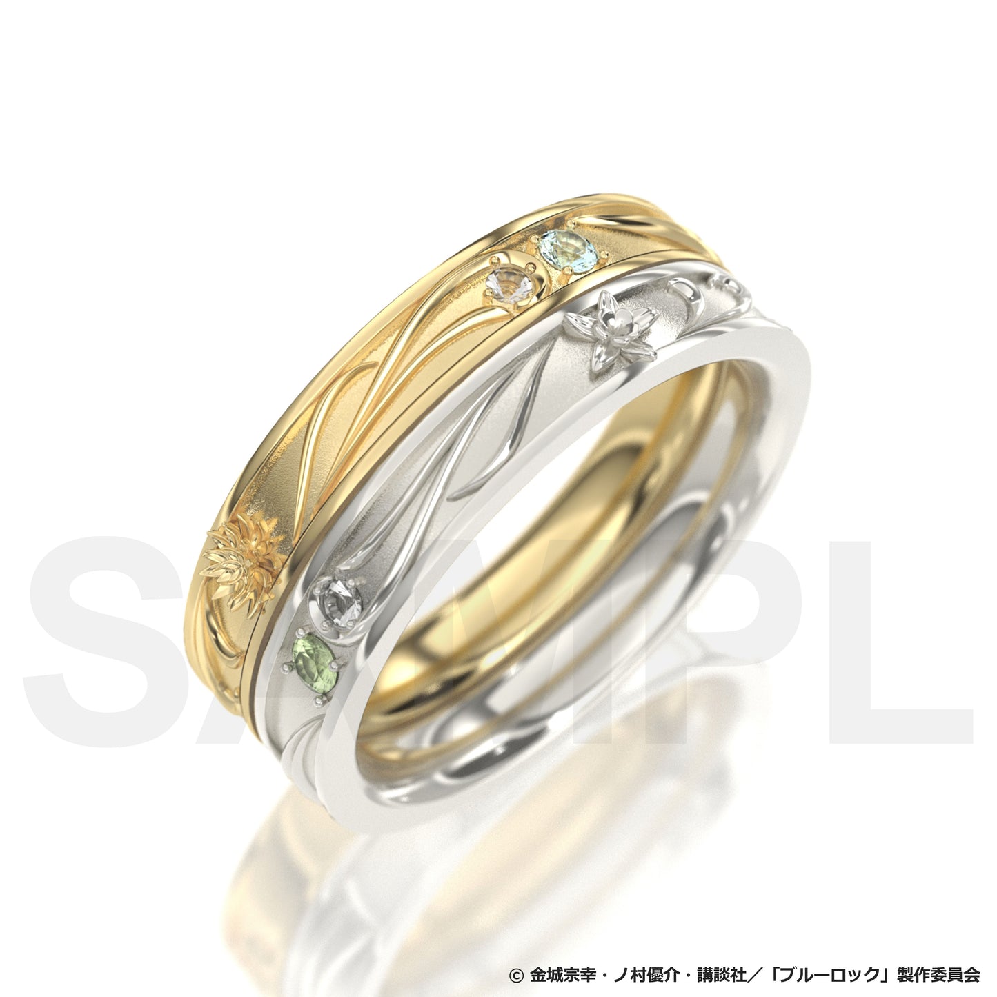 【ブルーロック】バースデーフラワージュエリー：シルバー