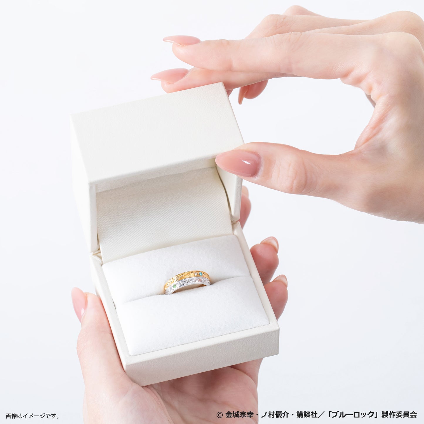 【ブルーロック】バースデーフラワージュエリー：ゴールド